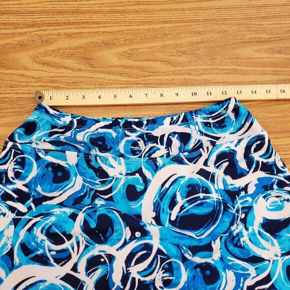B Skinz Golf Womens M Blue White Skort Athletic - Picture 4 of 11